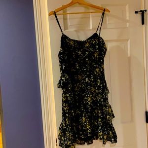 Lulu’s straps light yellow dress